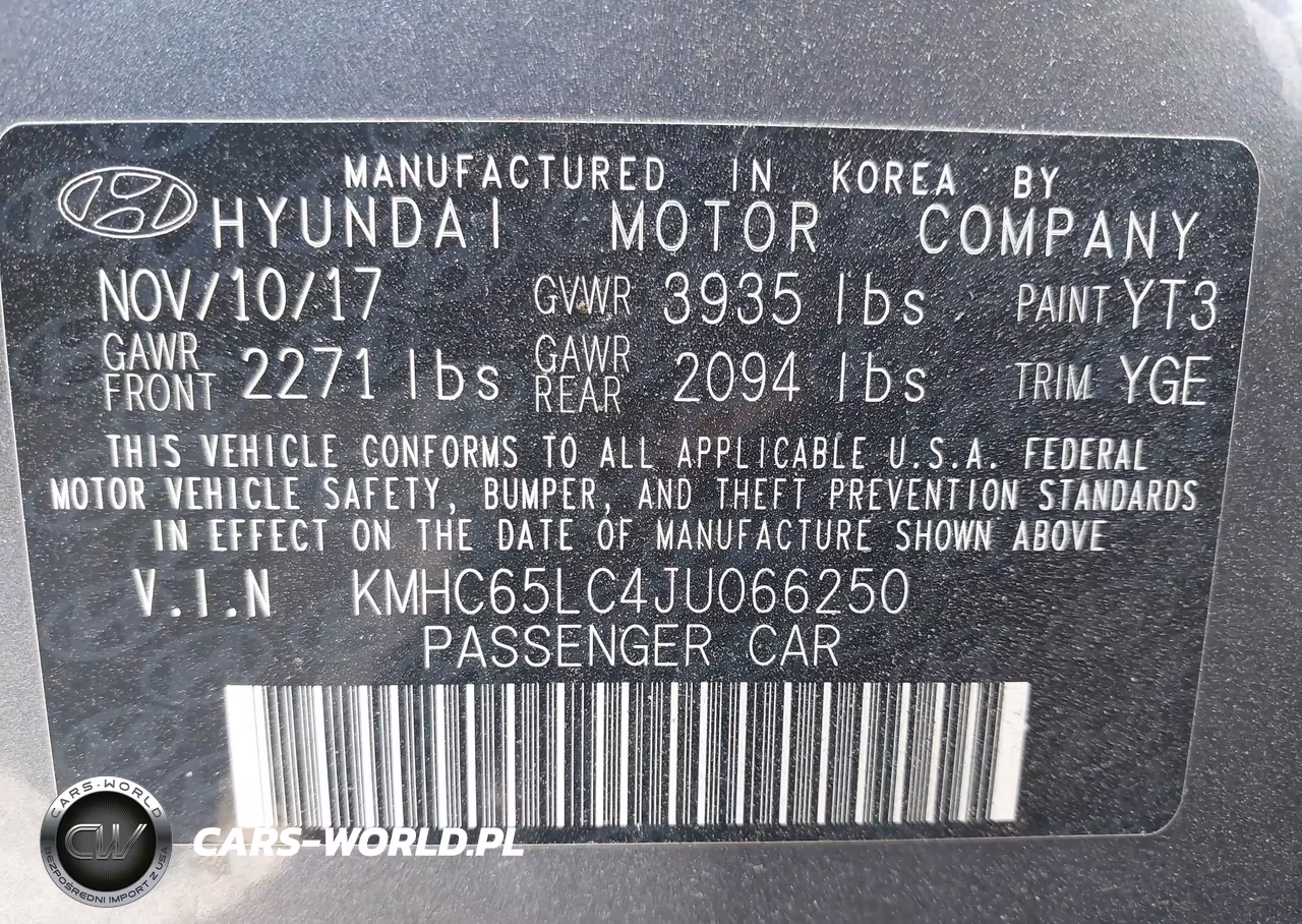 2018 Hyundai Ioniq Hybrid Blue VIN:KMHC65LC4JU066250 - 9