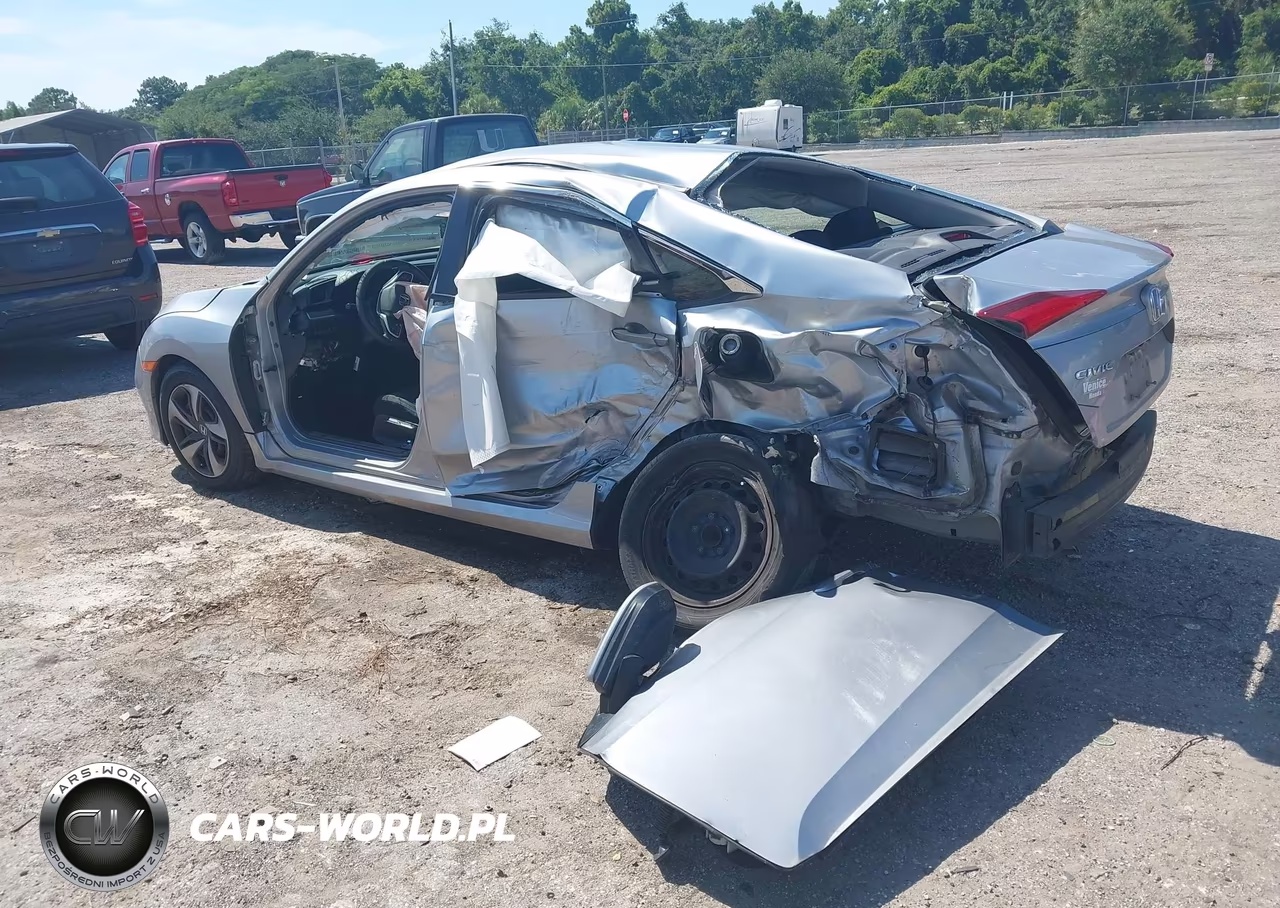 2020 Honda Civic Lx VIN:2HGFC2F68LH591866 - 3