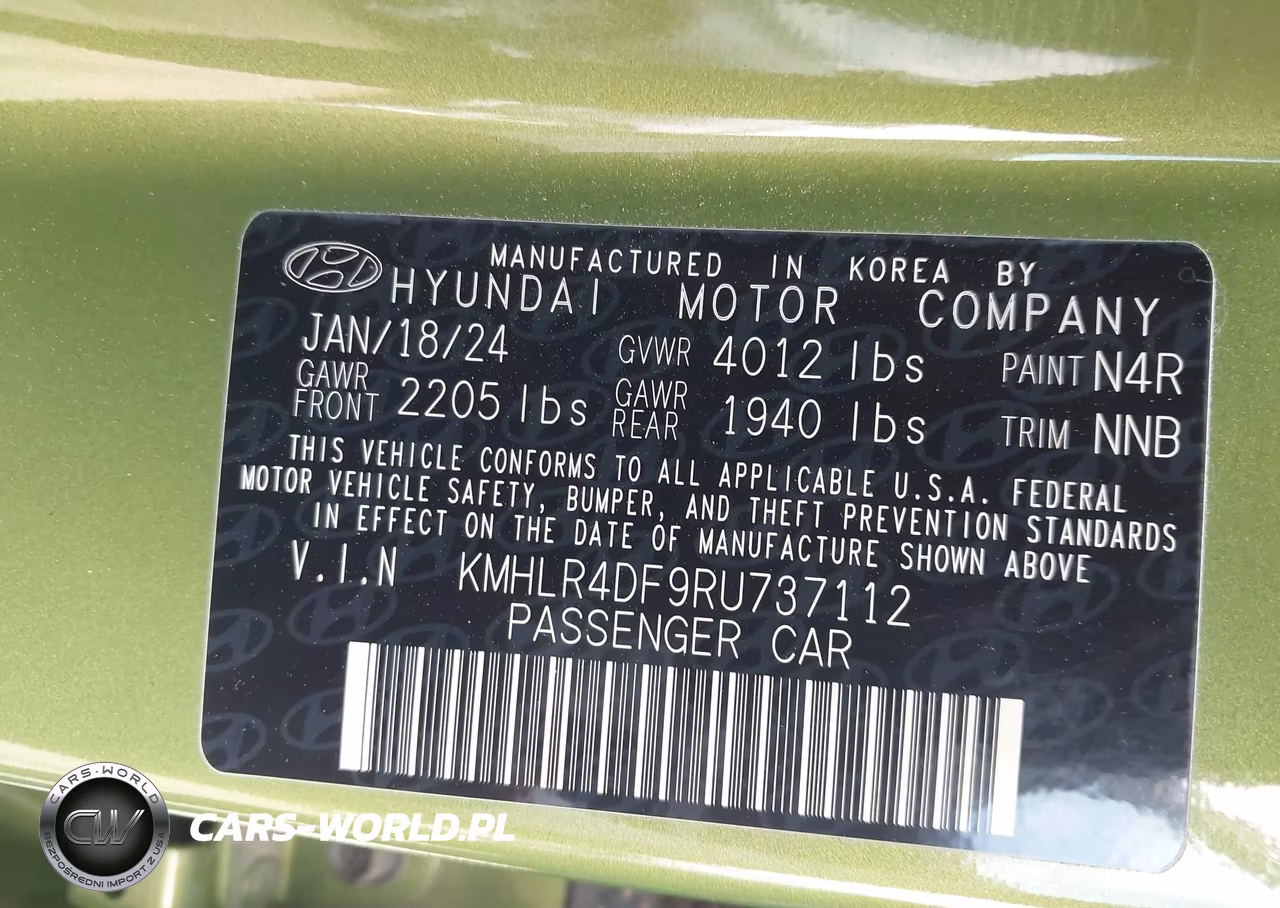 2024 Hyundai Elantra N Line VIN:KMHLR4DF9RU737112 - 9