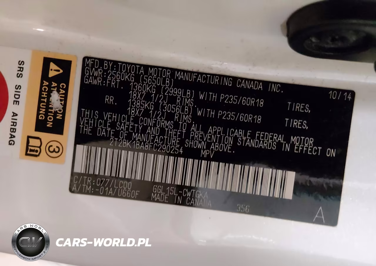 2015 Lexus Rx 350 VIN:2T2BK1BA8FC290254 - 9