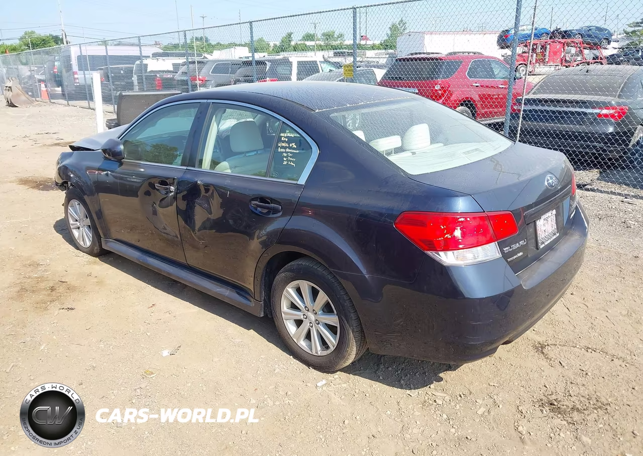2012 Subaru Legacy 2.5I VIN:4S3BMBA63C3007653 - 3