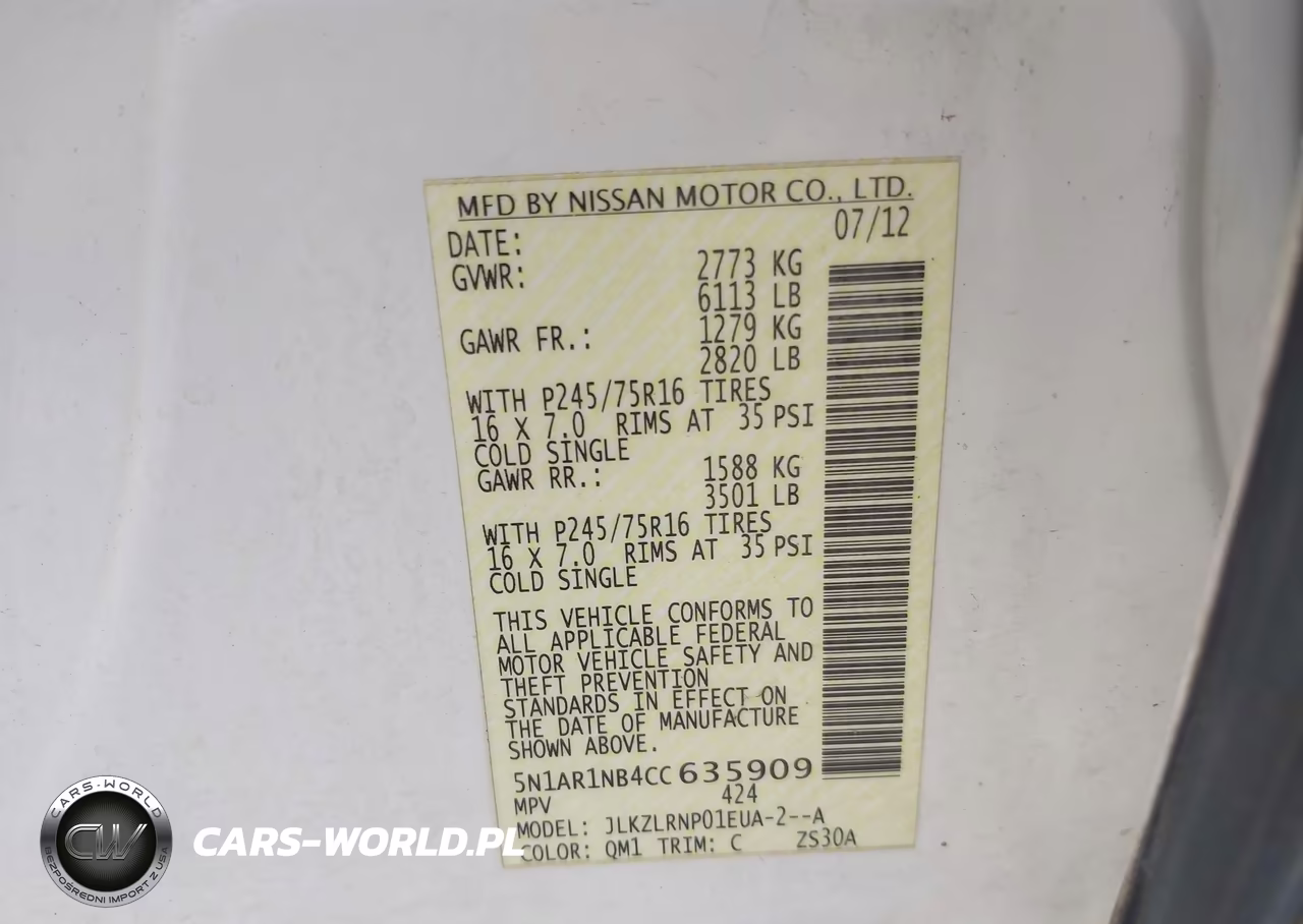 2012 Nissan Pathfinder S VIN:5N1AR1NB4CC635909 - 9