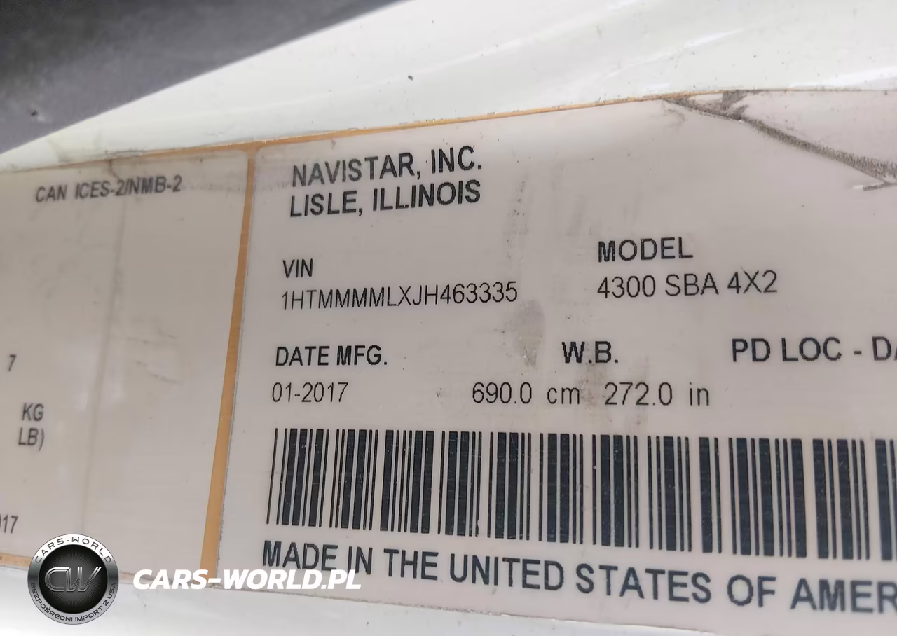 2018 International Durastar 4300 VIN:1HTMMMMLXJH463335 - 8