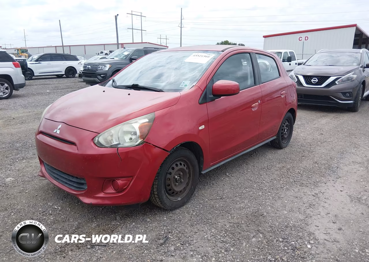 2015 Mitsubishi Mirage De VIN:ML32A3HJ1FH043957 - 2