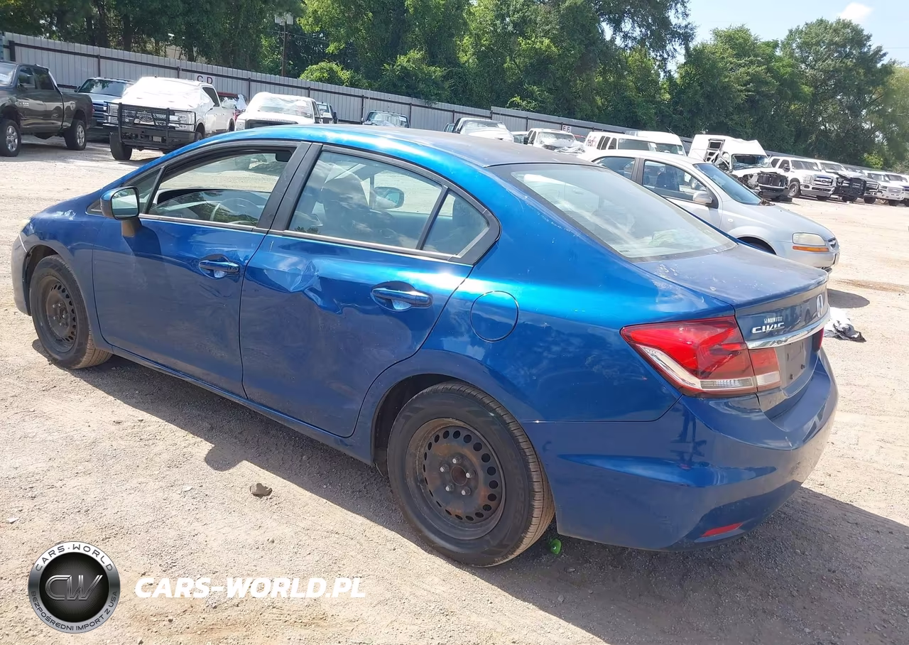 2014 Honda Civic Lx VIN:2HGFB2E52EH553502 - 3