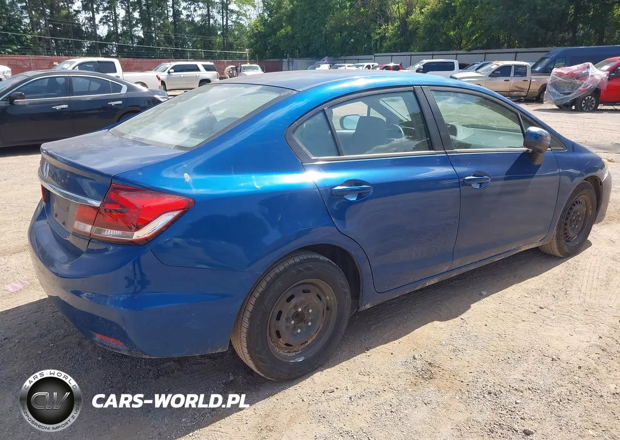 2014 Honda Civic Lx VIN:2HGFB2E52EH553502 - 4