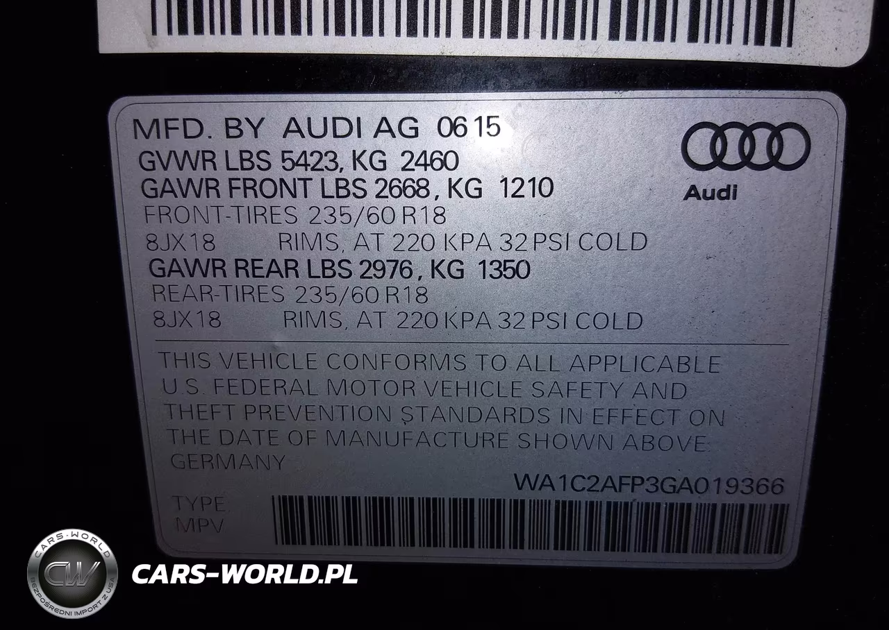 2016 Audi Q5 2.0T Premium VIN:WA1C2AFP3GA019366 - 9