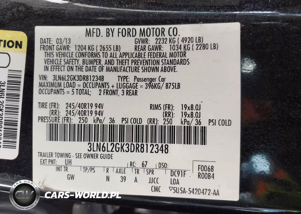2013 Lincoln Mkz VIN:3LN6L2GK3DR812348 - 9