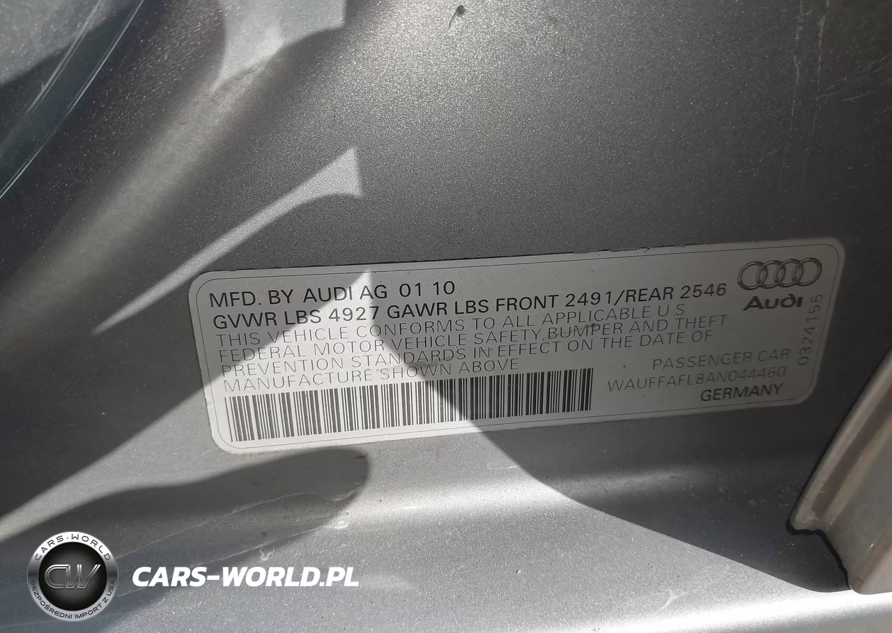 2010 Audi A4 2.0T Premium VIN:WAUFFAFL8AN044460 - 9
