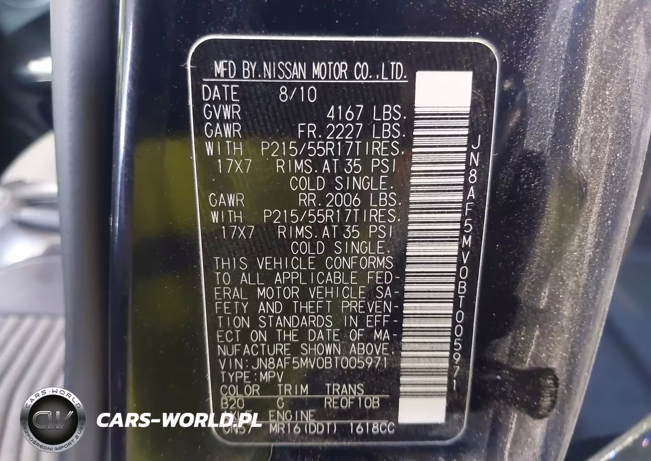2011 Nissan Juke S VIN:JN8AF5MV0BT005971 - 9