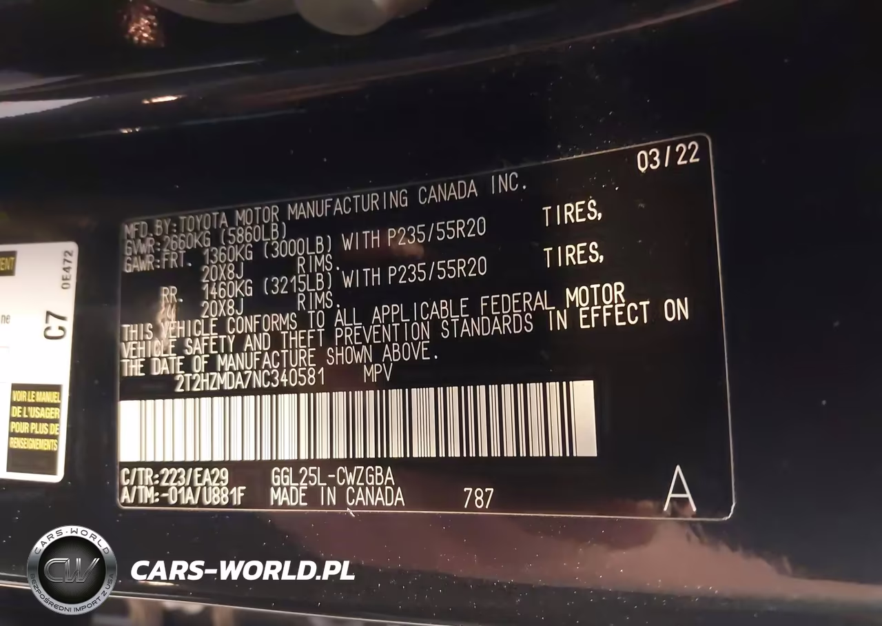 2022 Lexus Rx 350 VIN:2T2HZMDA7NC340581 - 9