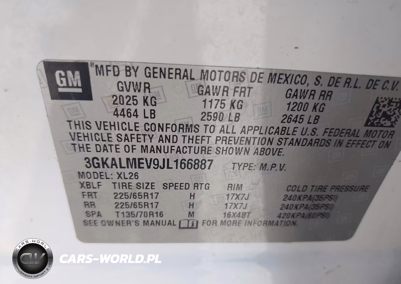 2018 GMC Terrain Sle VIN:3GKALMEV9JL166887 - 9