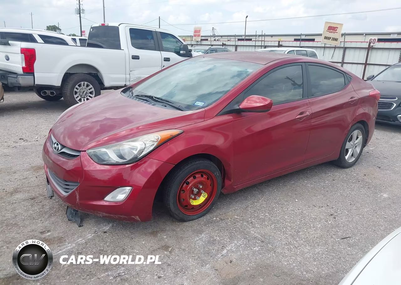 2013 Hyundai Elantra Gls VIN:5NPDH4AE3DH238445 - 2