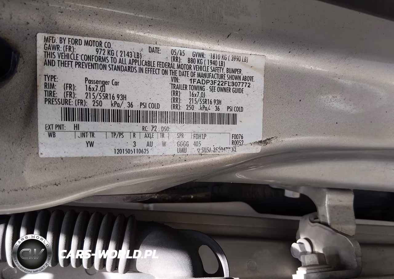 2015 Ford Focus Se VIN:1FADP3F22FL307772 - 9