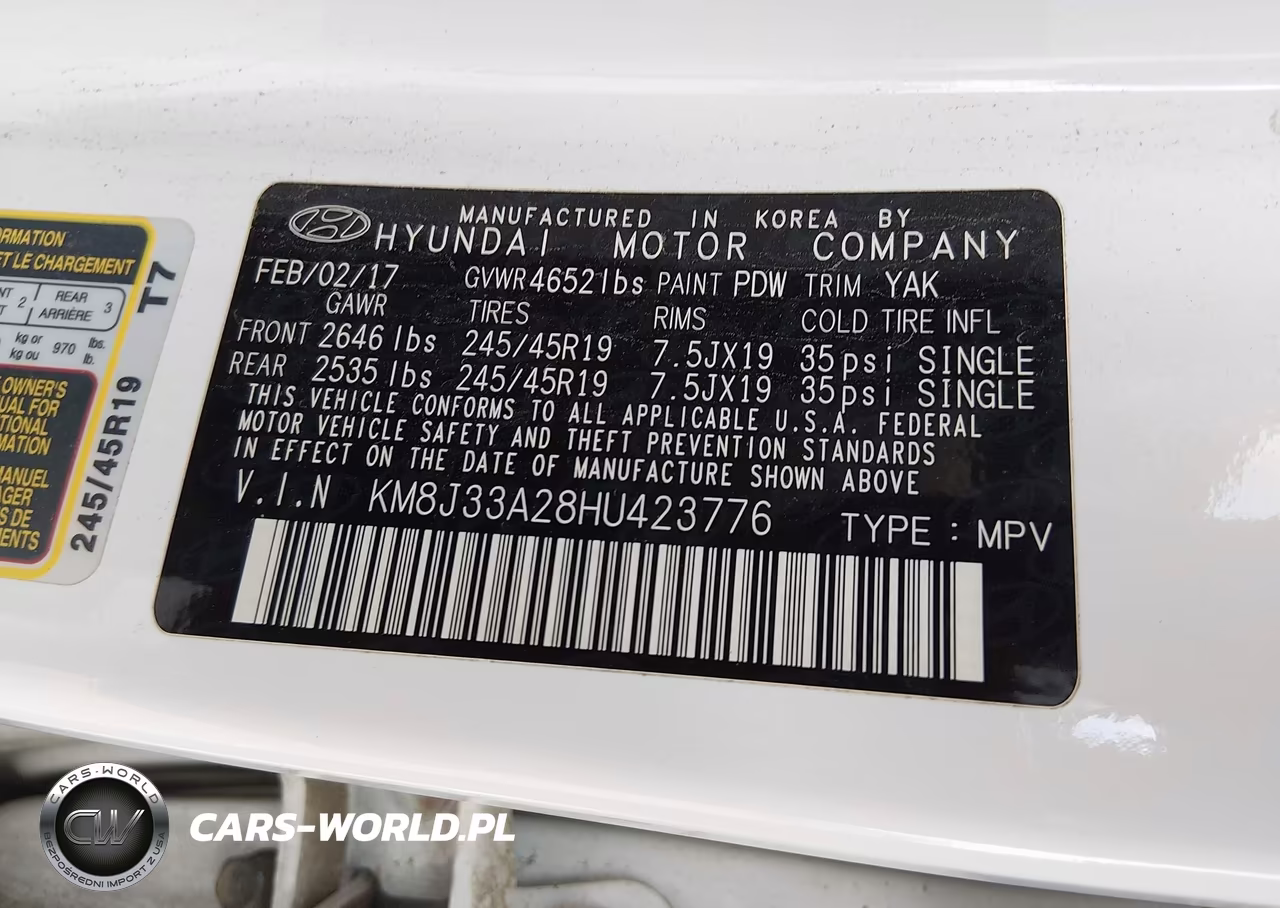 2017 Hyundai Tucson Limited VIN:KM8J33A28HU423776 - 9