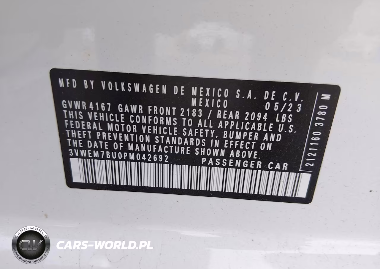 2023 Volkswagen Jetta 1.5T Se VIN:3VWEM7BU0PM042692 - 9