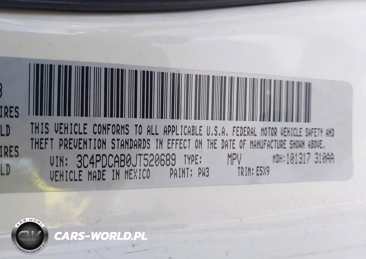 2018 Dodge Journey Se VIN:3C4PDCAB0JT520689 - 9