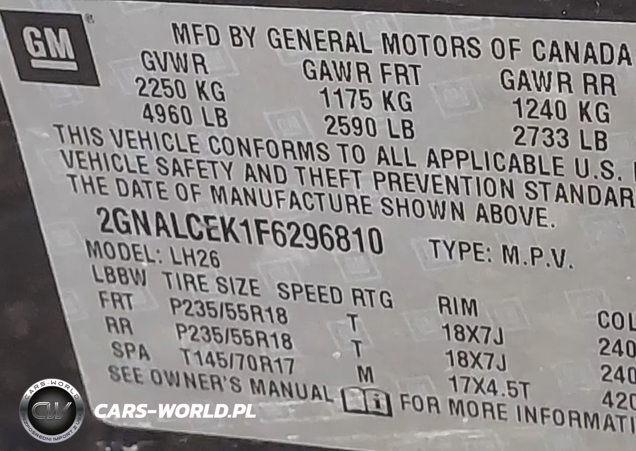 2015 Chevrolet Equinox Lt VIN:2GNALCEK1F6296810 - 9