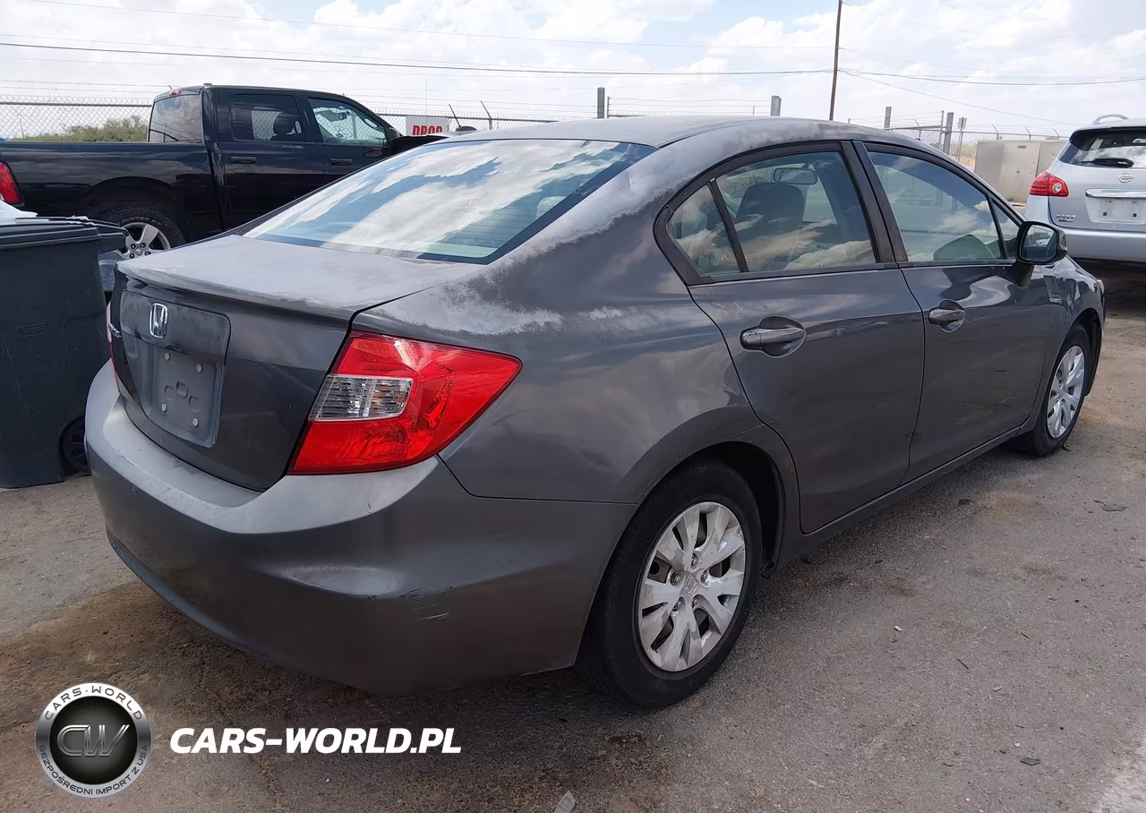 2012 Honda Civic Lx VIN:2HGFB2E52CH553335 - 4