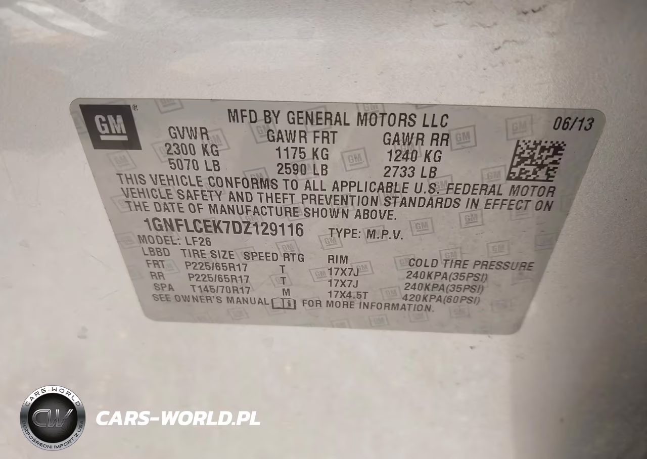 2013 Chevrolet Equinox Ls VIN:1GNFLCEK7DZ129116 - 9
