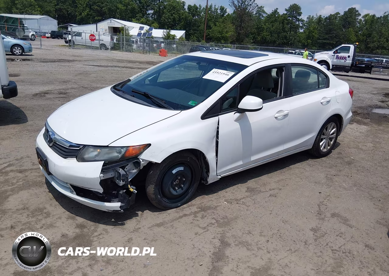 2012 Honda Civic Ex VIN:19XFB2F80CE057064 - 2