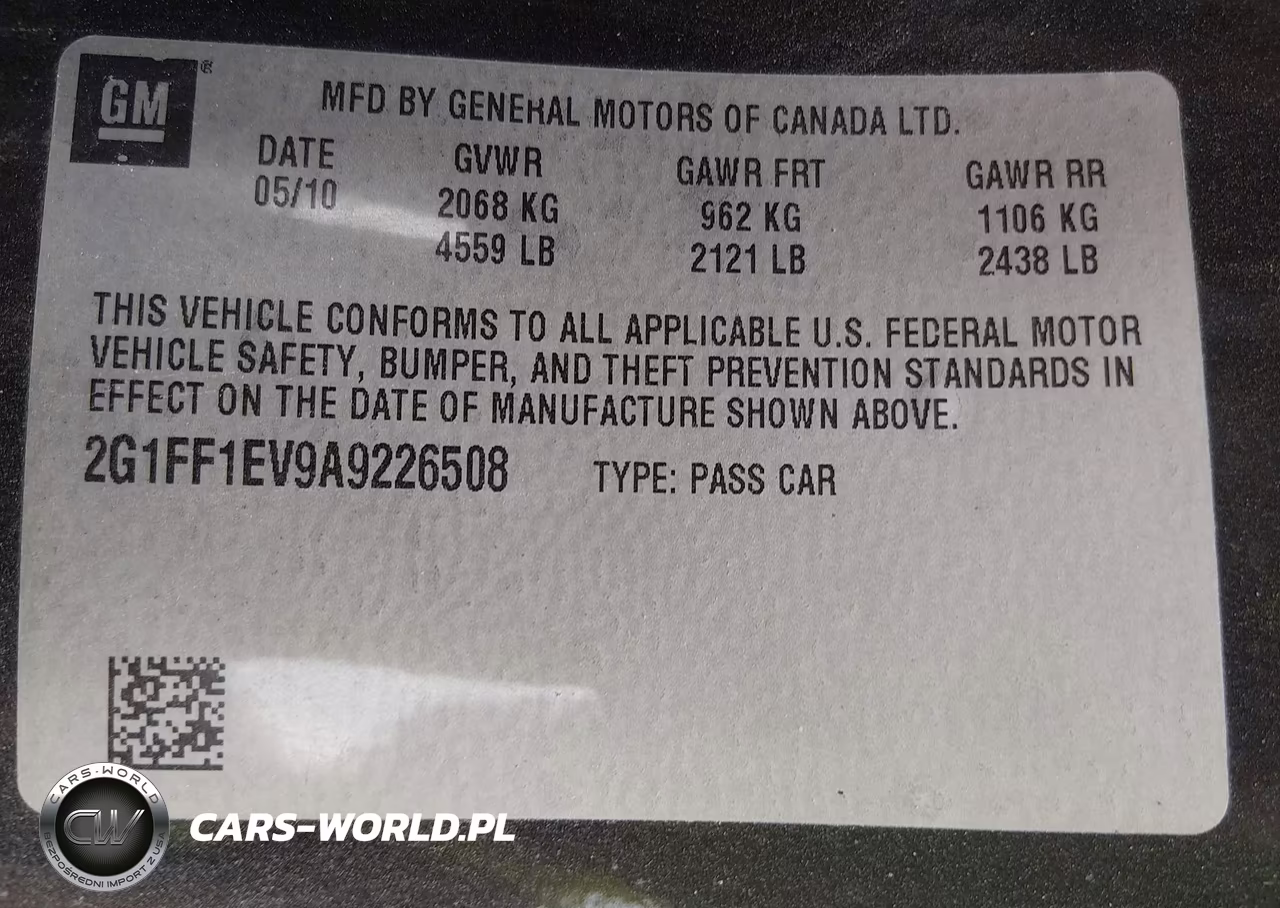 2010 Chevrolet Camaro 1Lt VIN:2G1FF1EV9A9226508 - 9