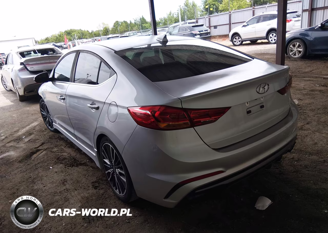 2018 Hyundai Elantra Sport VIN:KMHD04LB0JU525300 - 3
