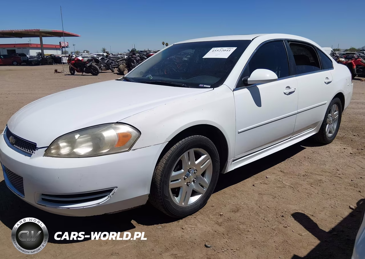 2013 Chevrolet Impala Lt VIN:2G1WG5E35D1124838 - 2
