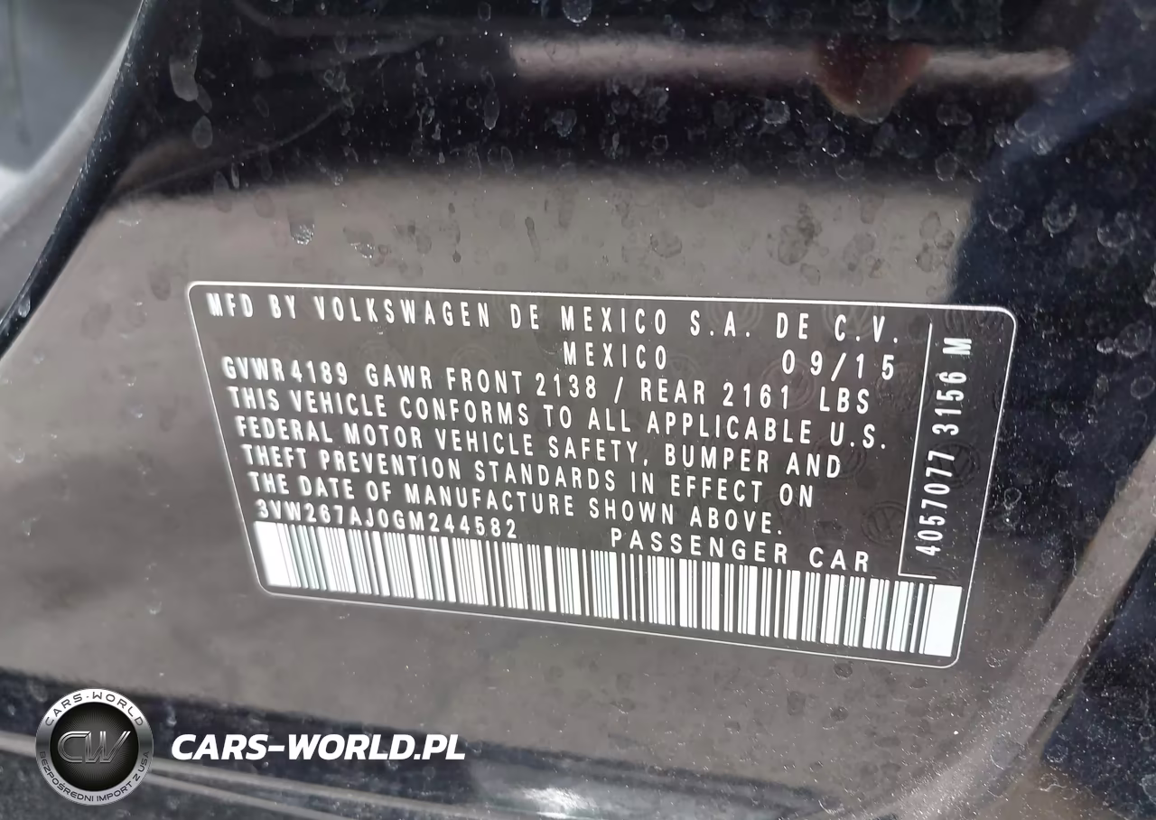 2016 Volkswagen Jetta 1.4T S VIN:3VW267AJ0GM244582 - 9