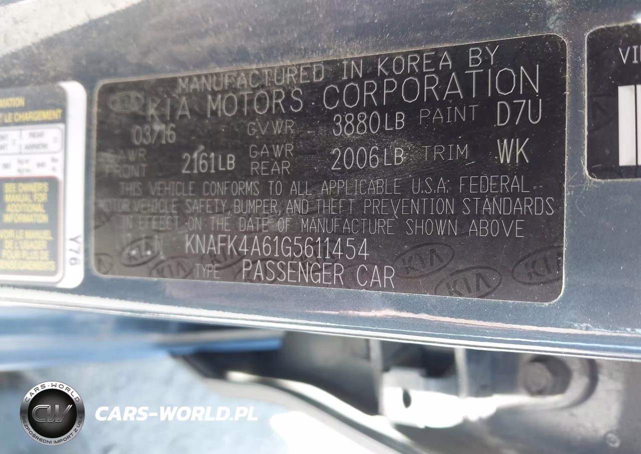 2016 Kia Forte Lx VIN:KNAFK4A61G5611454 - 9