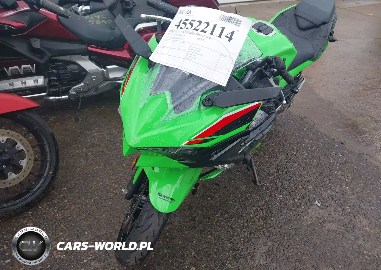 2024 Kawasaki Ex500 H VIN:ML5EXGH18RDA00290 - 2