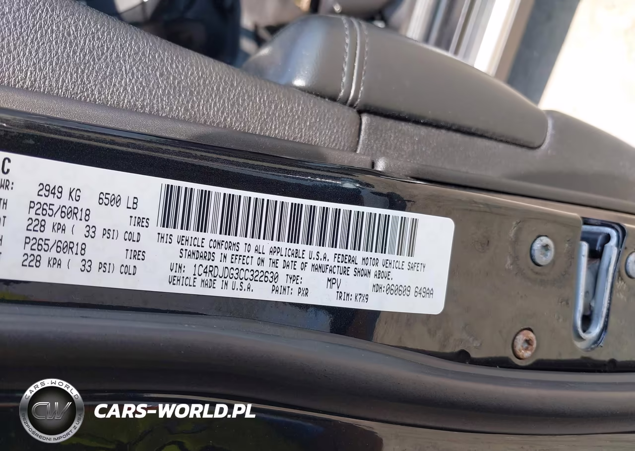 2012 Dodge Durango Crew VIN:1C4RDJDG3CC322630 - 9