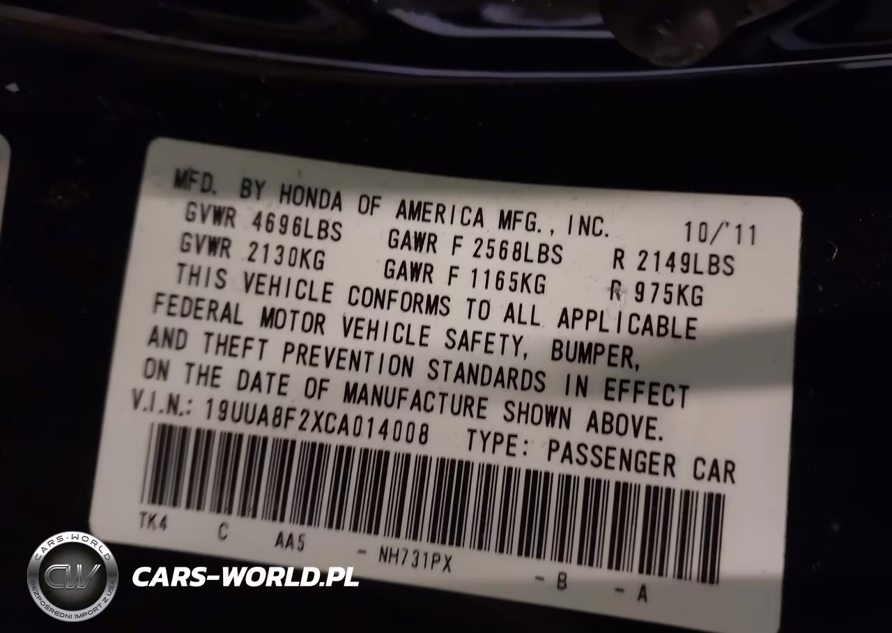 2012 Acura Tl VIN:19UUA8F2XCA014008 - 9