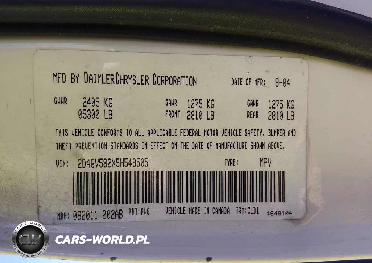 2005 Dodge Magnum Rt VIN:2D4GV582X5H549505 - 9