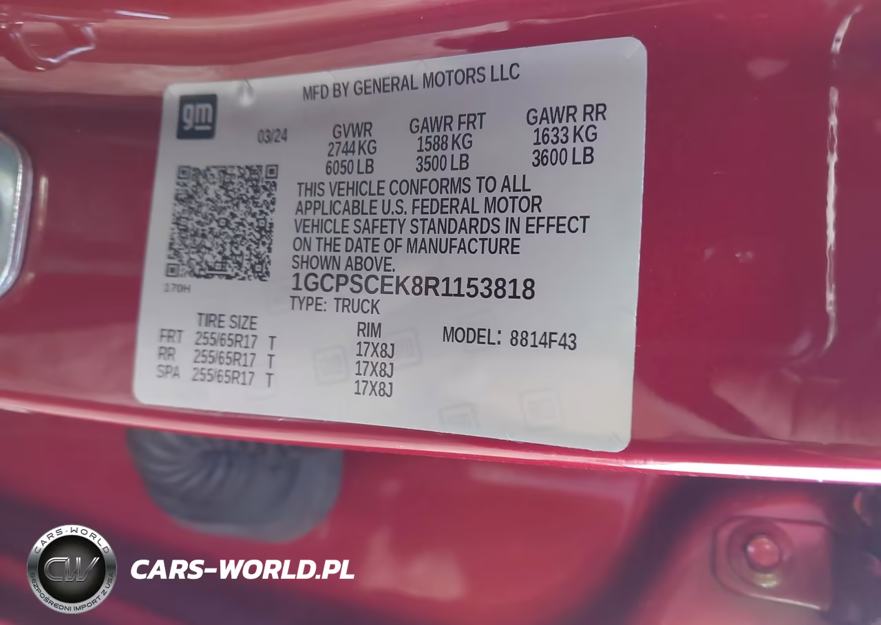 2024 Chevrolet Colorado 2Wd Lt VIN:1GCPSCEK8R1153818 - 9