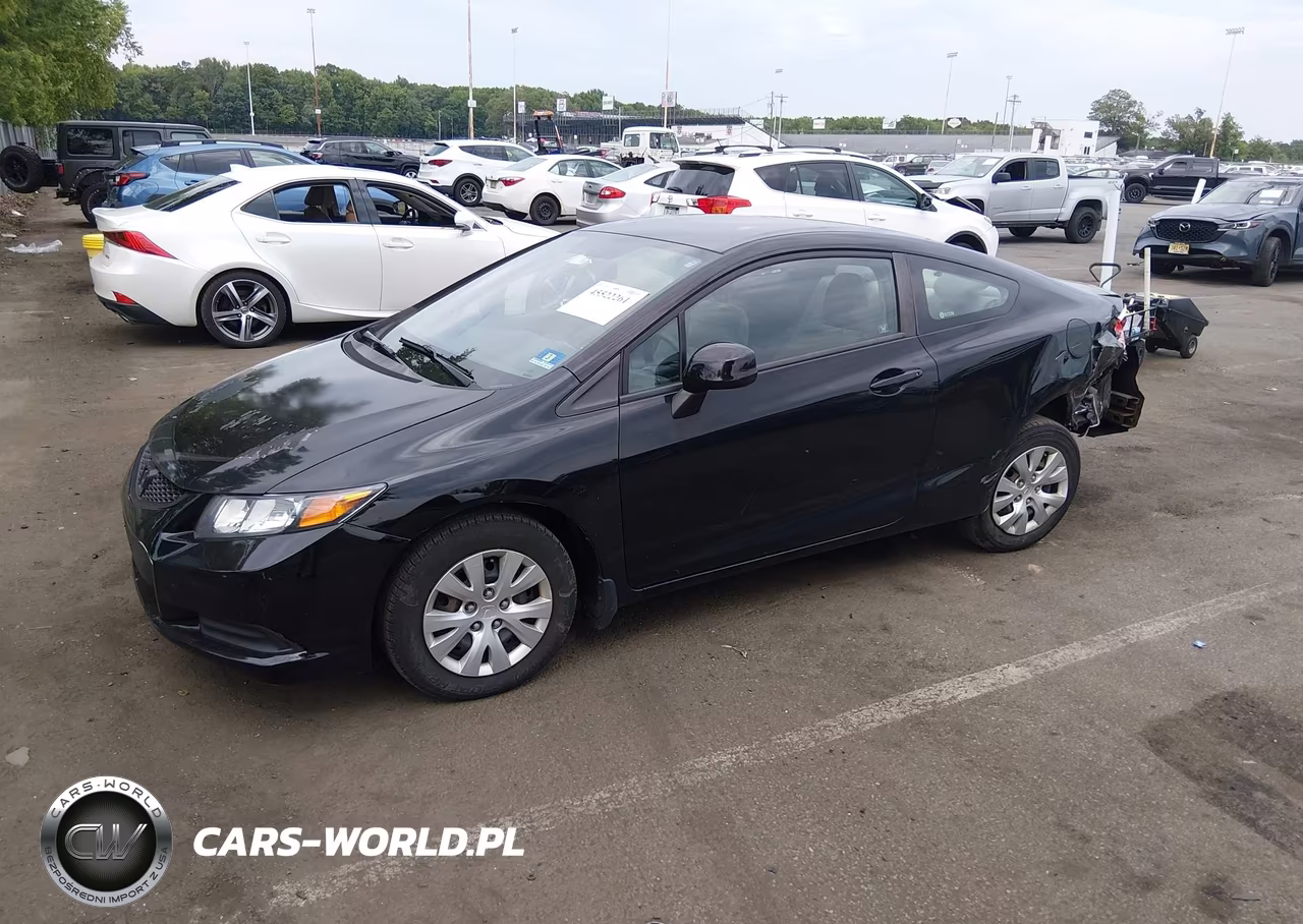 2012 Honda Civic Lx VIN:2HGFG3B51CH554729 - 2