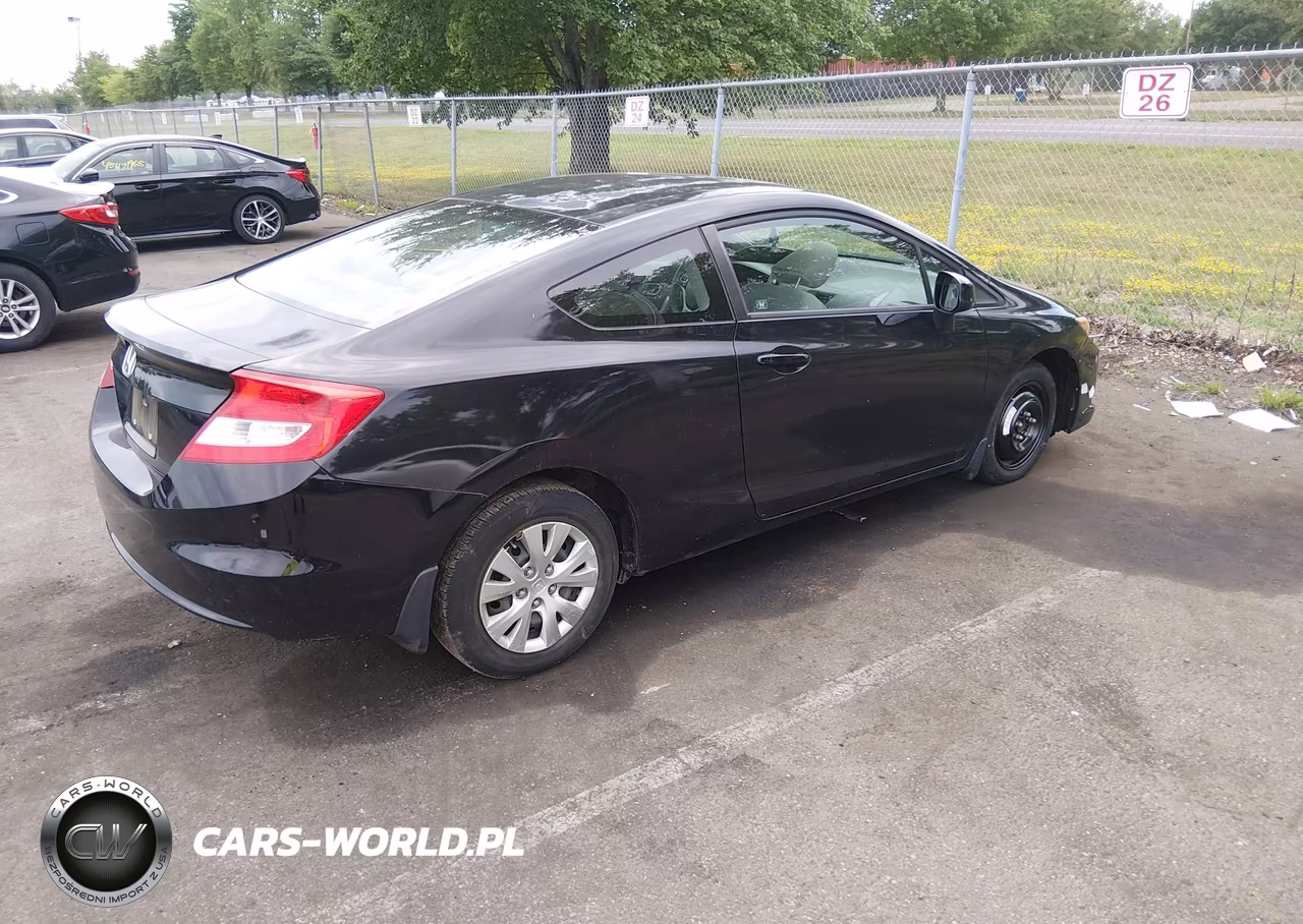 2012 Honda Civic Lx VIN:2HGFG3B51CH554729 - 4