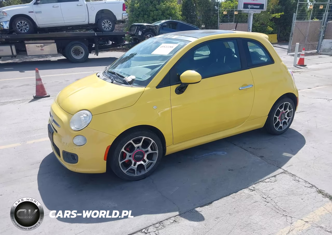 2012 Fiat 500 Sport VIN:3C3CFFBR3CT140131 - 2