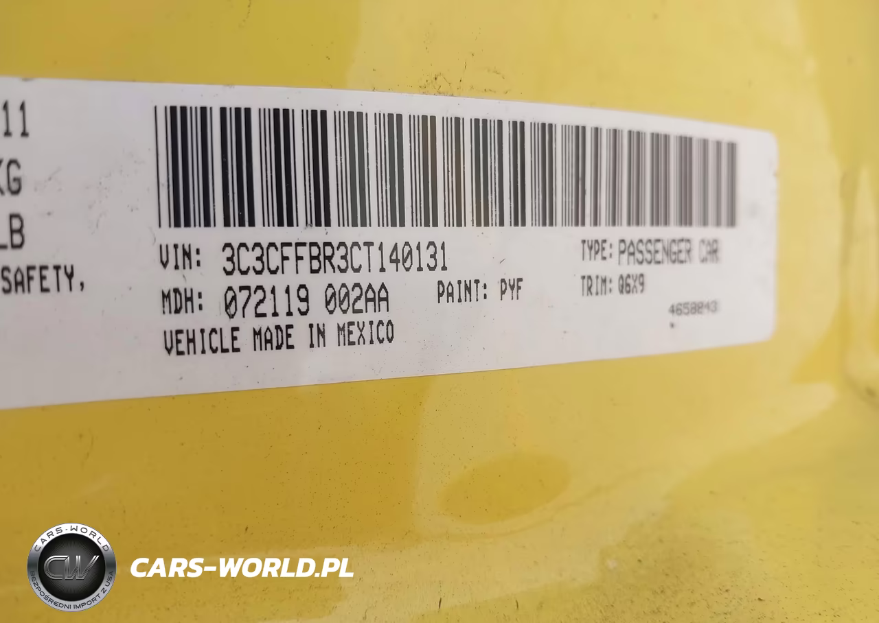 2012 Fiat 500 Sport VIN:3C3CFFBR3CT140131 - 9