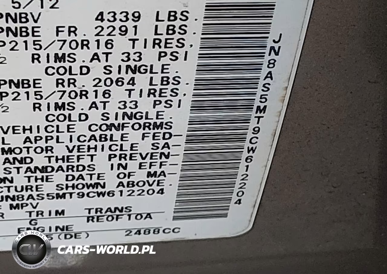 2012 Nissan Rogue S VIN:JN8AS5MT9CW612204 - 9