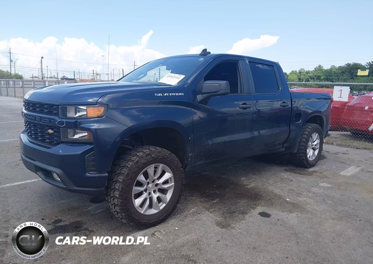2021 Chevrolet Silverado 1500 2Wd Short Bed Custom VIN:1GCPWBEKXMZ219018 - 2