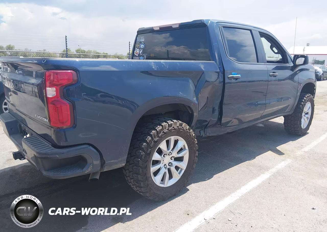 2021 Chevrolet Silverado 1500 2Wd Short Bed Custom VIN:1GCPWBEKXMZ219018 - 4
