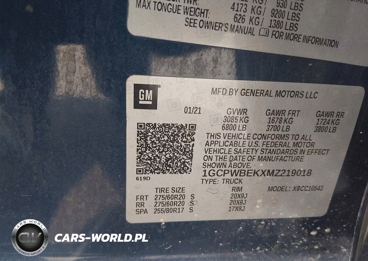 2021 Chevrolet Silverado 1500 2Wd Short Bed Custom VIN:1GCPWBEKXMZ219018 - 9