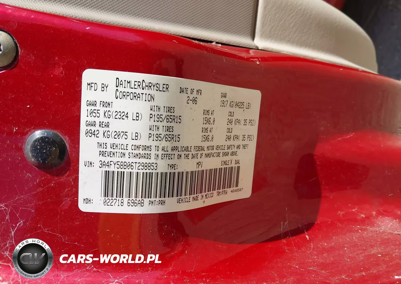 2006 Chrysler Pt Cruiser Touring VIN:3A4FY58B06T298853 - 9