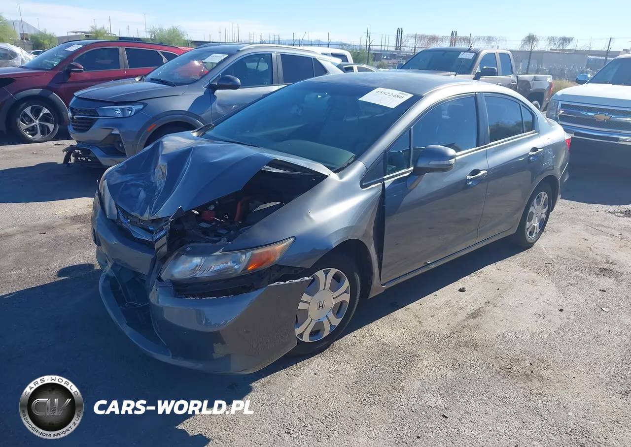 2012 Honda Civic Hybrid VIN:JHMFB4F28CS009296 - 2