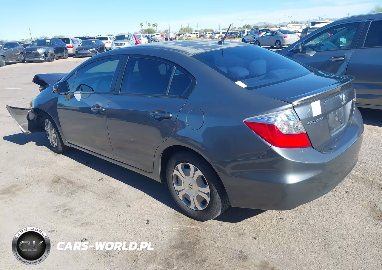 2012 Honda Civic Hybrid VIN:JHMFB4F28CS009296 - 3
