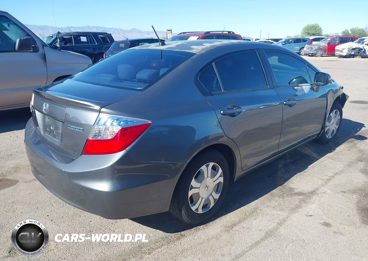2012 Honda Civic Hybrid VIN:JHMFB4F28CS009296 - 4