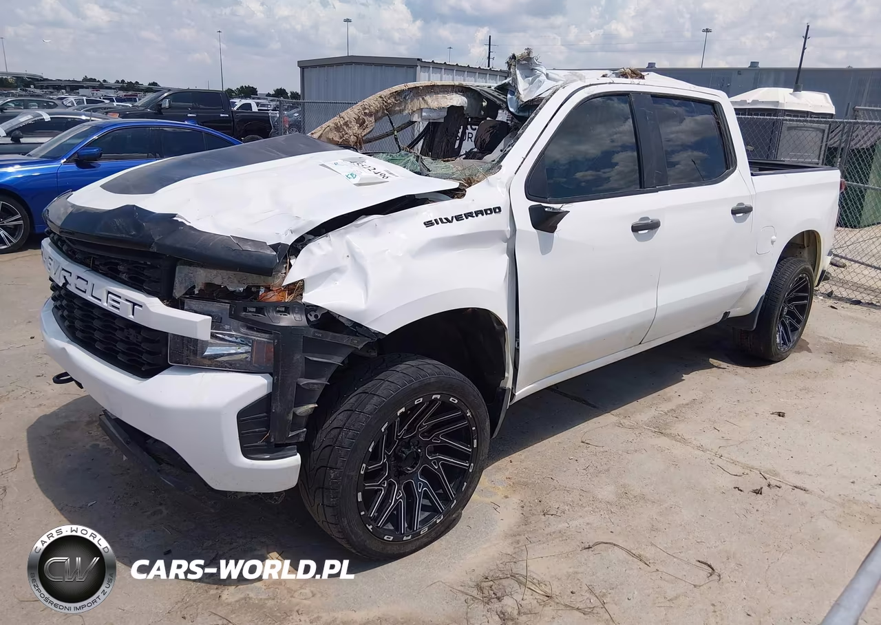 2021 Chevrolet Silverado 1500 2Wd Short Bed Custom VIN:1GCPWBEK6MZ210574 - 2