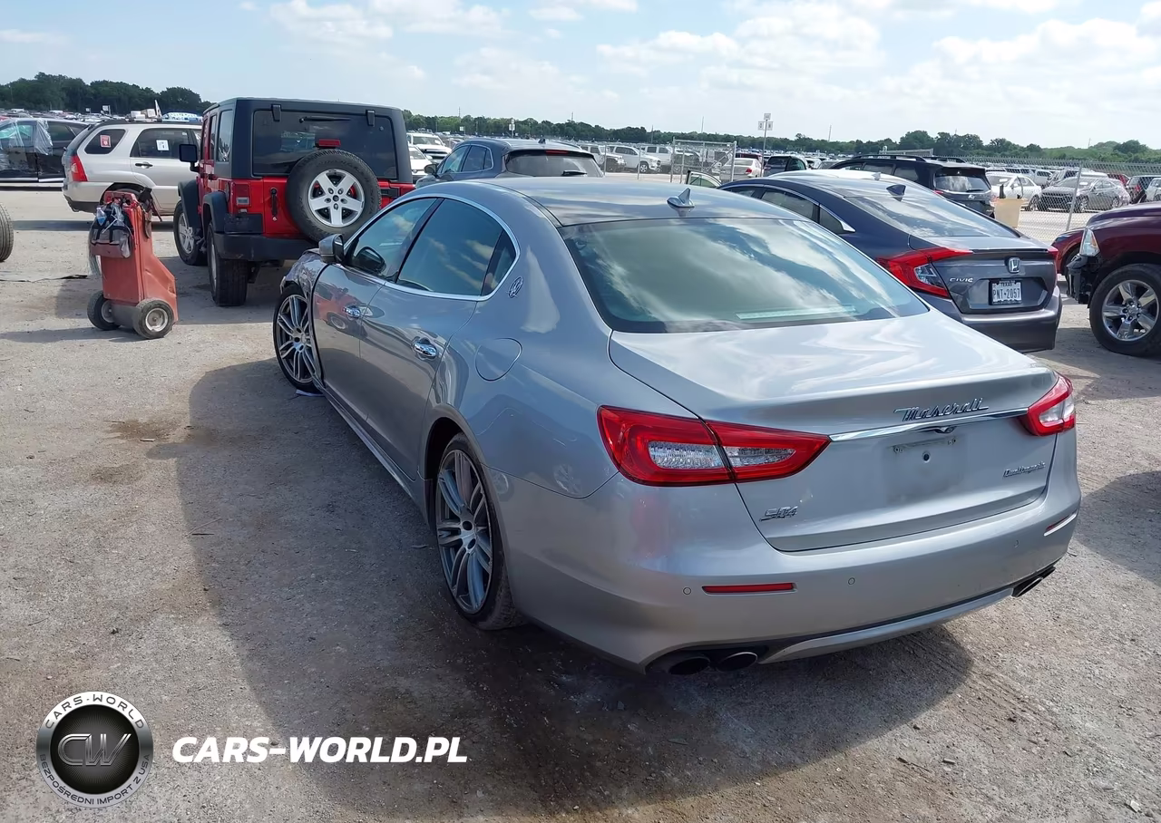 2017 Maserati Quattroporte S Granlusso VIN:ZAM56RPL7H1211643 - 3