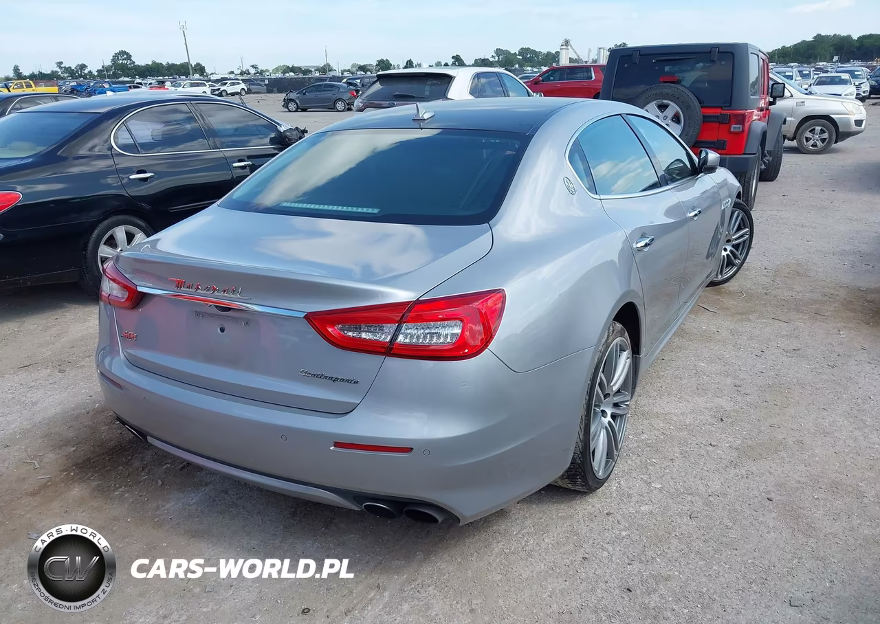 2017 Maserati Quattroporte S Granlusso VIN:ZAM56RPL7H1211643 - 4